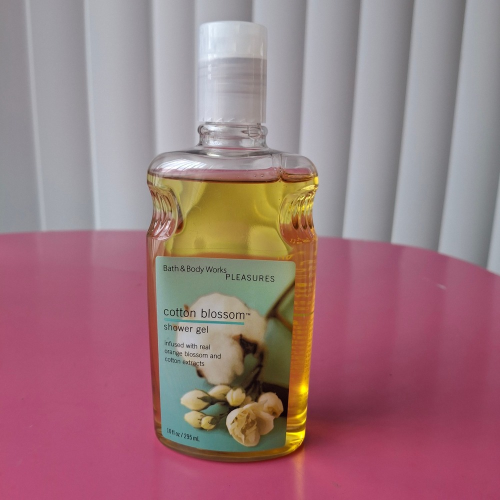 Bath & Body Works COTTON BLOSSOM Shower Gel 10 oz Body Wash